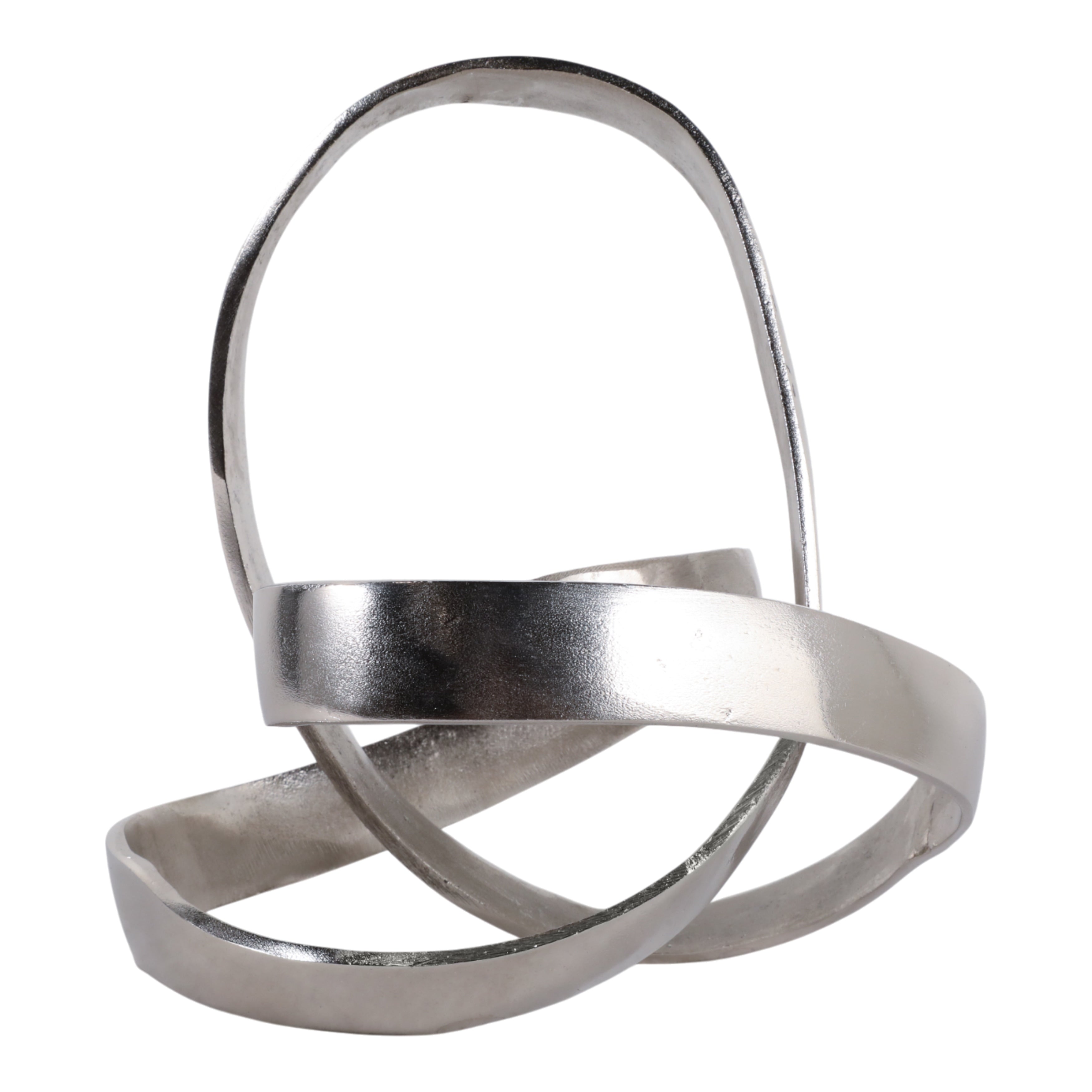 Aluminum Knot Sculpture 7 Gold