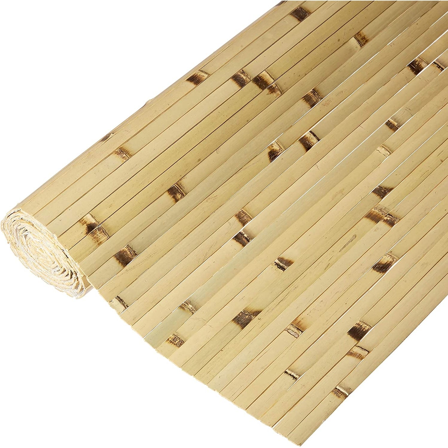 Bamboo Panels 4Ft H X 8Ft L Natural Raw Burnt