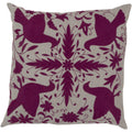 Decorative Calvert 22 Inch Poly Or Feather Down Filled Throw Pillow