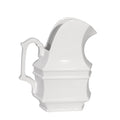 Decorative Ceramic Pitcher White