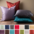 Decorative Chic Removable Cover 18 Inch Square Solid Throw Pillow