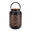 Decorative Cut Out Metal Lantern 12.75 H