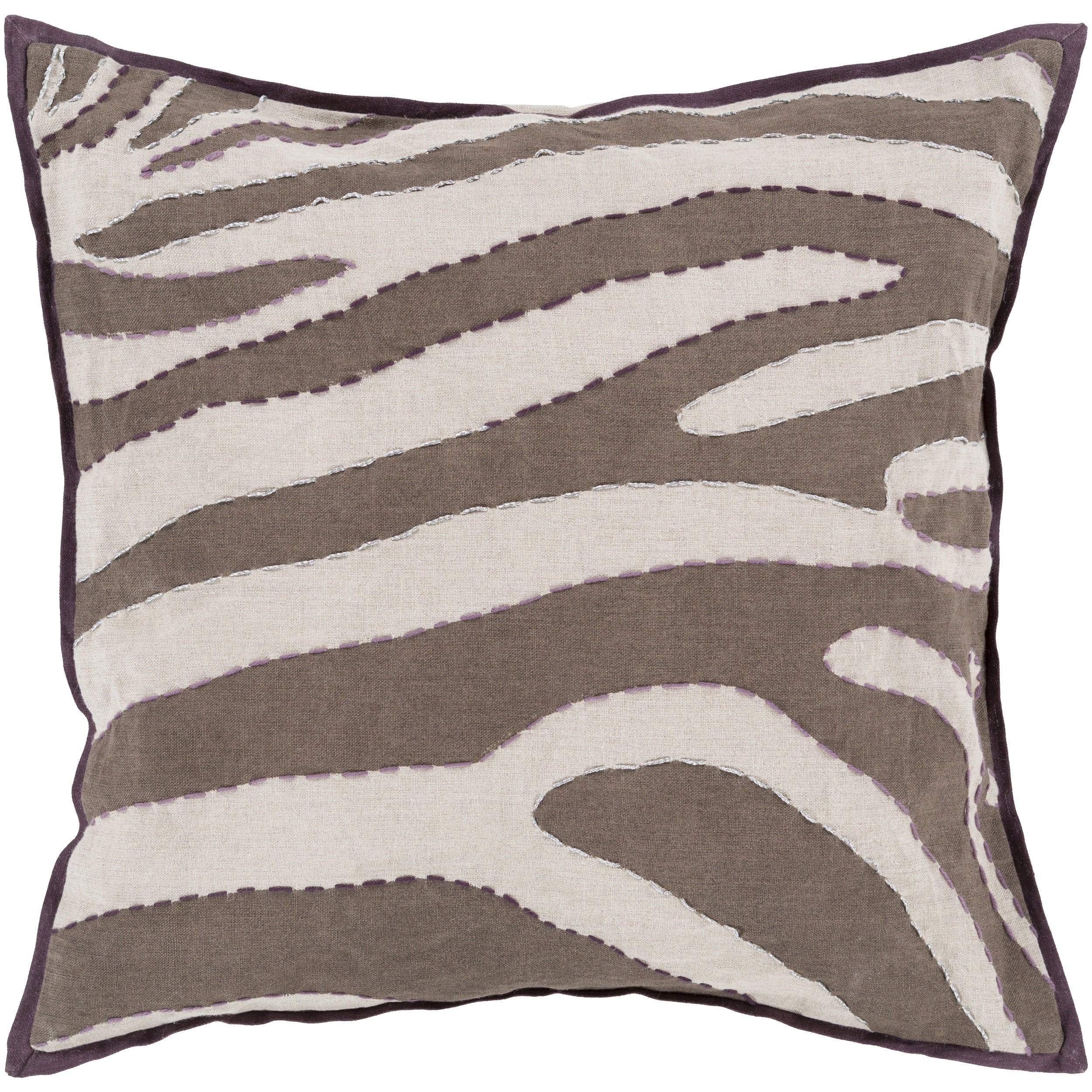 Decorative Danelli 22 Inch Poly Or Feather Down Filled Throw Pillow