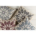 Decorative Emmet 22 Inch Feather Down Or Poly Filled Throw Pillow