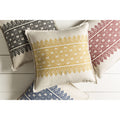 Decorative Even 22 Inch Feather Down Or Poly Filled Throw Pillow