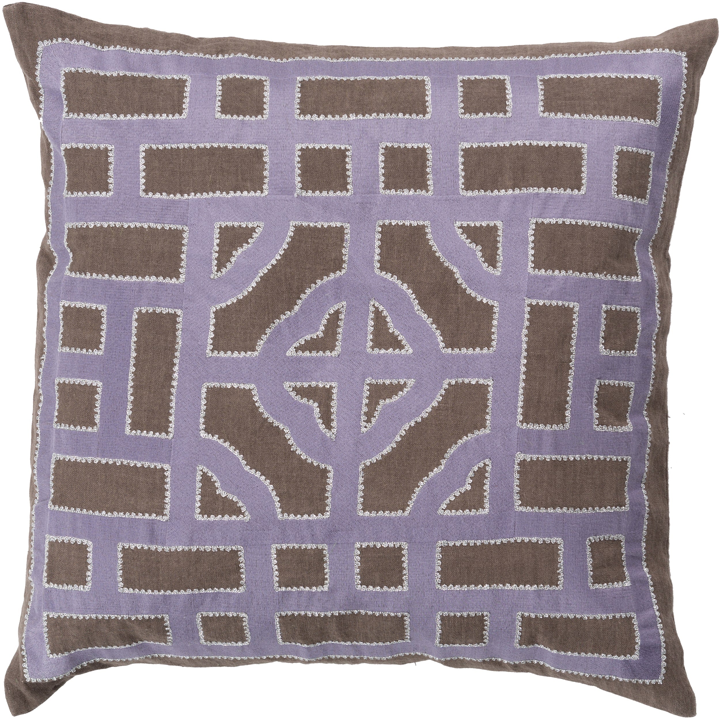 Decorative Felder 22 Inch Poly Or Feather Down Filled Throw Pillow