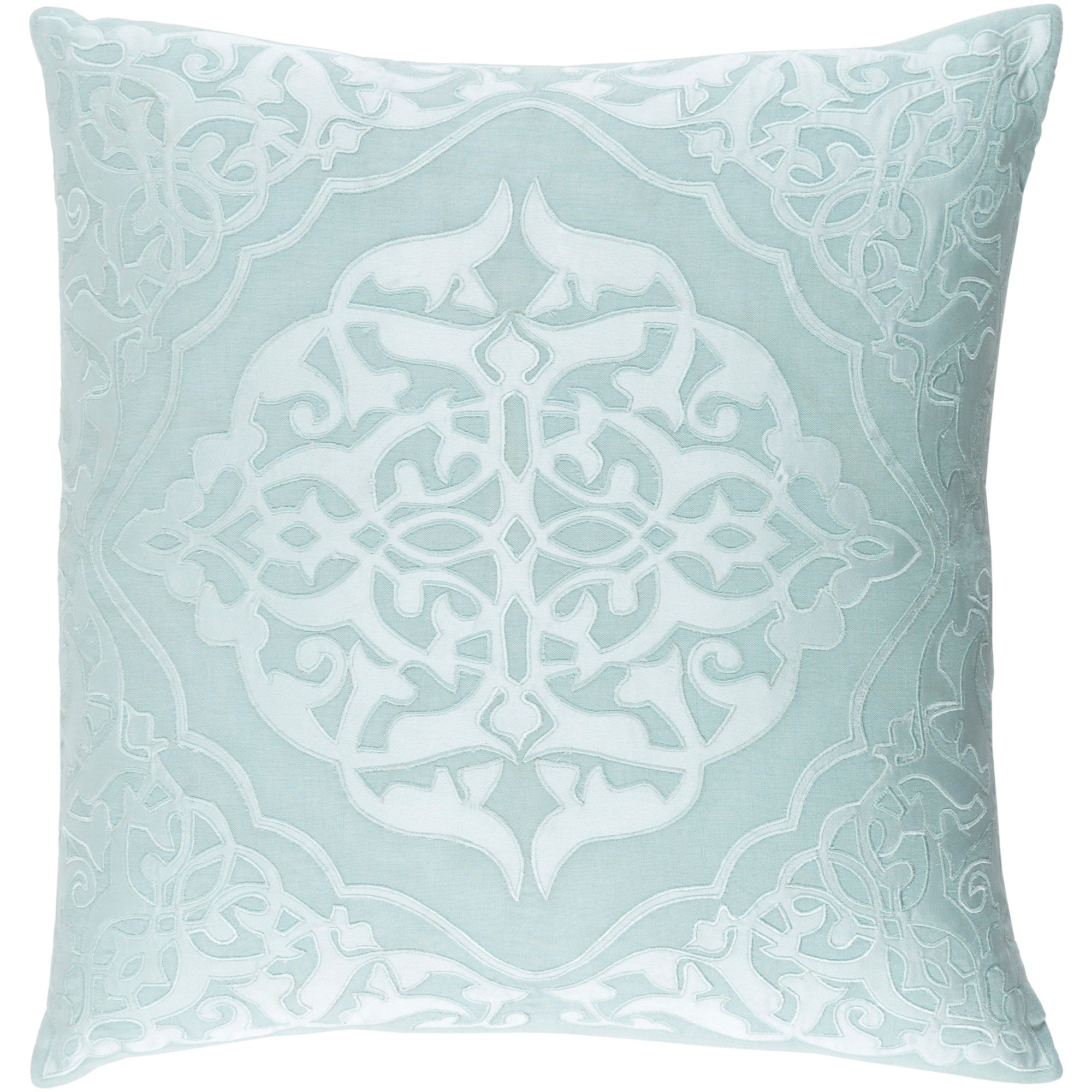 Decorative Fort Collins Mint 20 Inch Throw Pillow Cover