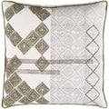 Decorative Gape 20 Inch Feather Down Or Poly Filled Throw Pillow