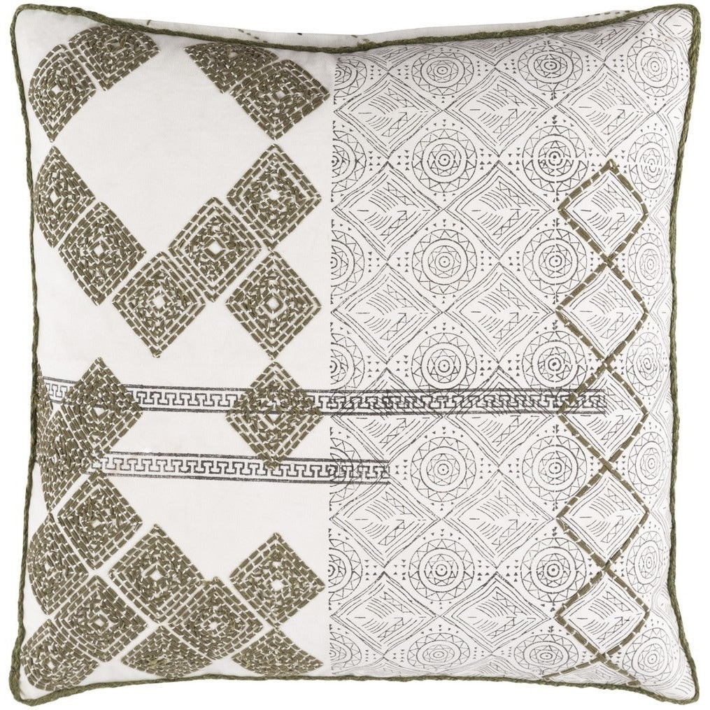 Decorative Gape 20 Inch Feather Down Or Poly Filled Throw Pillow