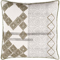 Decorative Gape Green 18 Inch Throw Pillow Cover
