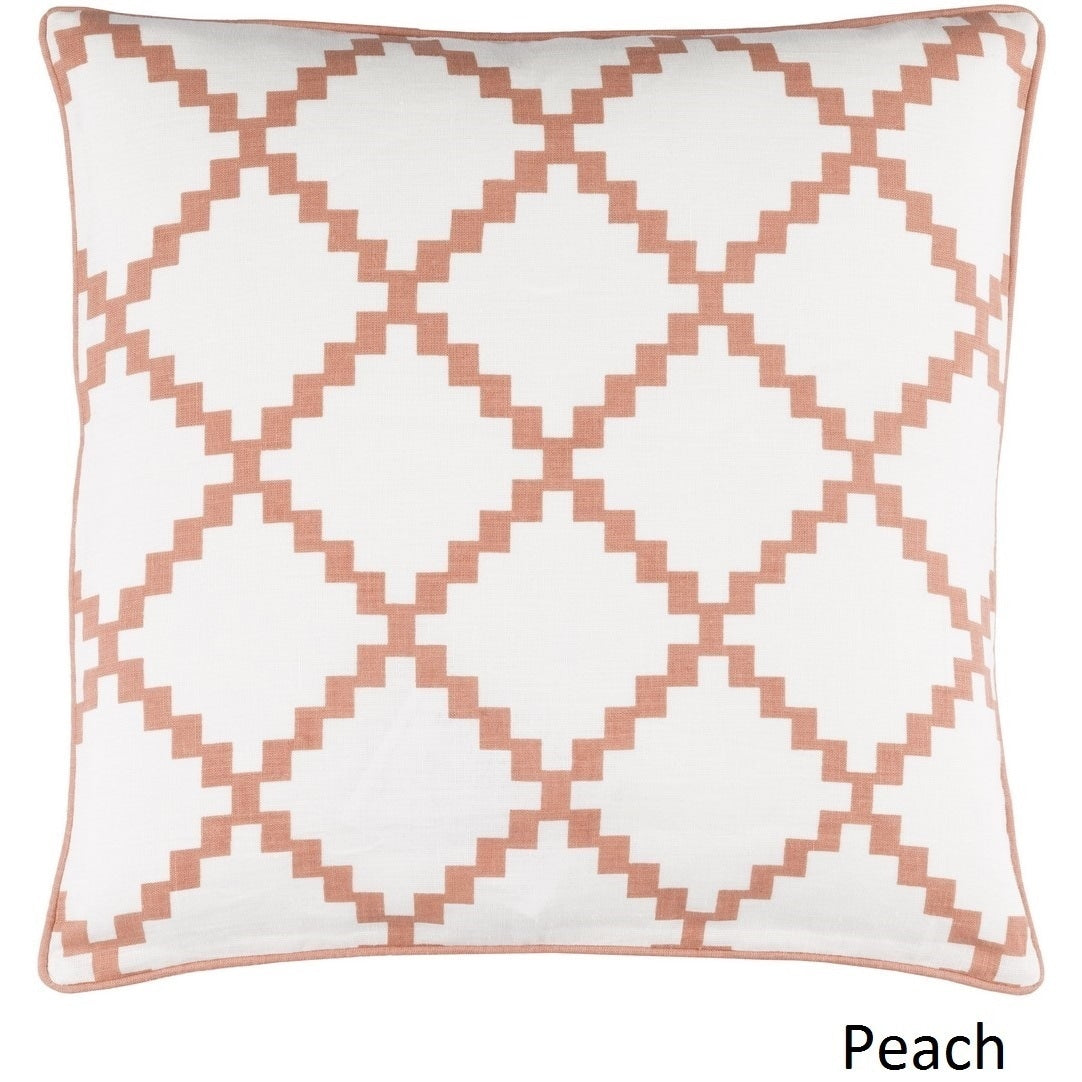 Decorative Gish 22 Inch Poly Or Feather Down Filled Pillow