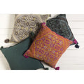 Decorative Graham 30 Inch Feather Down Polyester Filled Throw Pillow