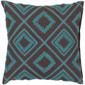 Decorative Halen 22 Inch Poly Or Feather Down Filled Throw Pillow