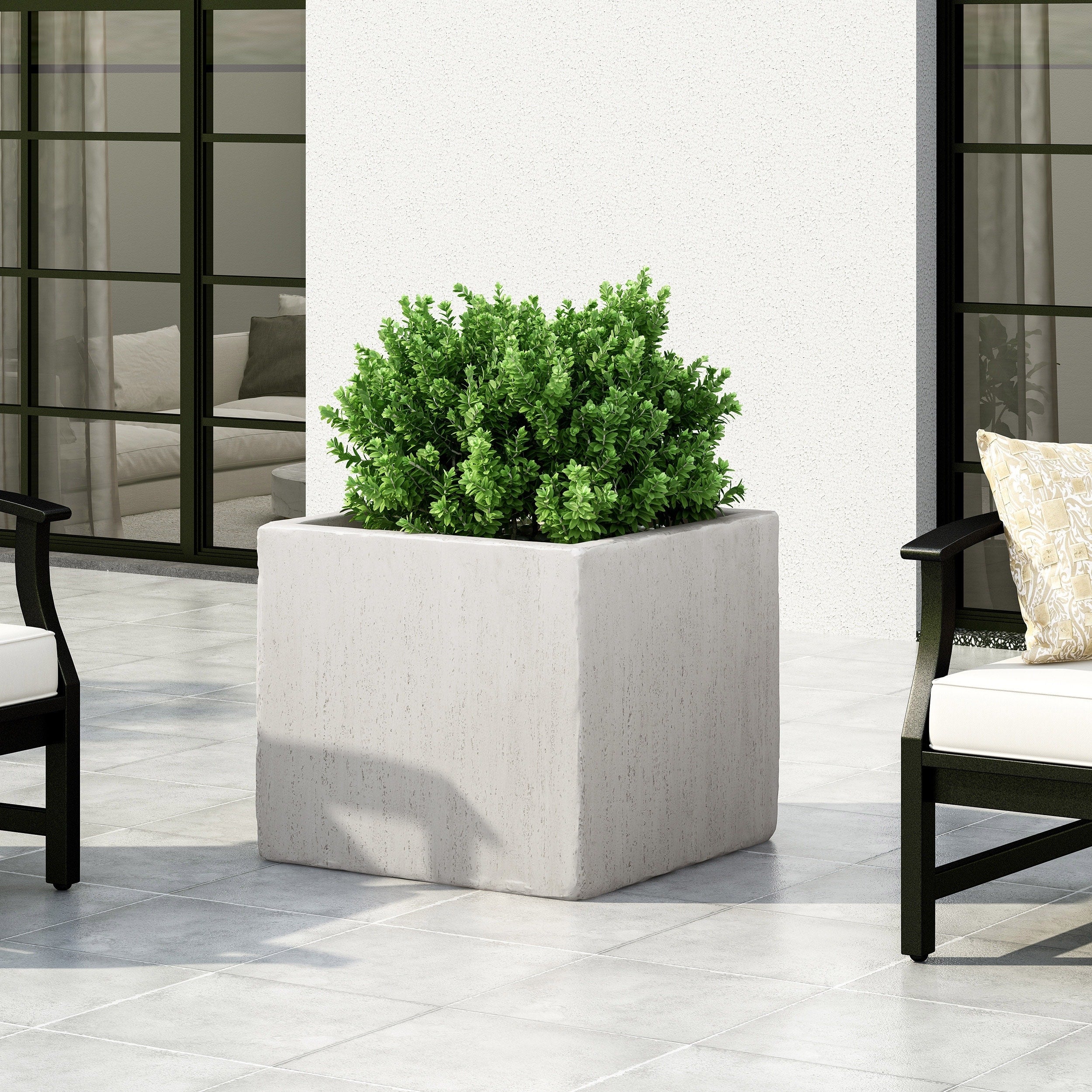 Decorative Handmade Outdoor Planter For Porch Patio Easy To Assemble