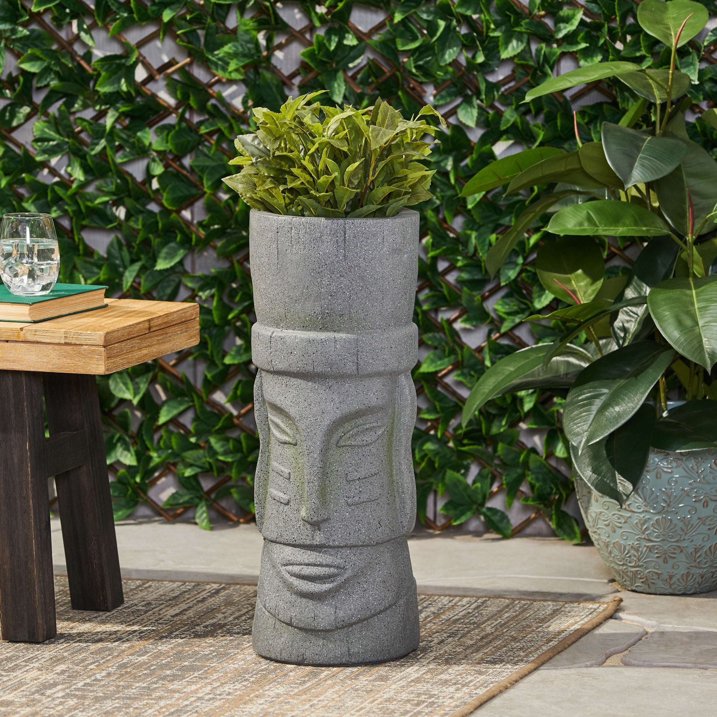Decorative Handmade Urn Indoor Outdoor Planter For Garden Patio
