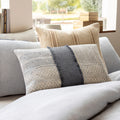Decorative Hilton Feather Down Polyester Filled Throw Pillow 22 X 14