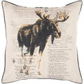 Decorative Hyde 18 Inch Poly Or Feather Down Filled Throw Pillow