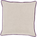 Decorative Kirwan 18 Inch Poly Or Feather Down Filled Throw Pillow