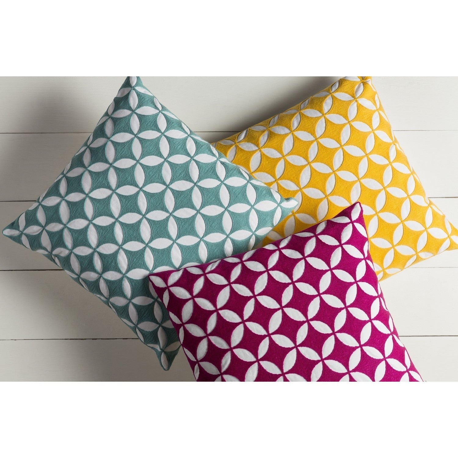 Decorative Kristen 18 Inch Feather Down Polyester Filled Throw Pillow