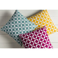 Decorative Kristen 22 Inch Feather Down Polyester Filled Throw Pillow