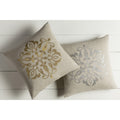 Decorative La Rochelle 18 Inch Feather Down Polyester Filled Throw Pillow