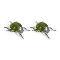 Decorative Ladybug Figurine Green Set Of 2