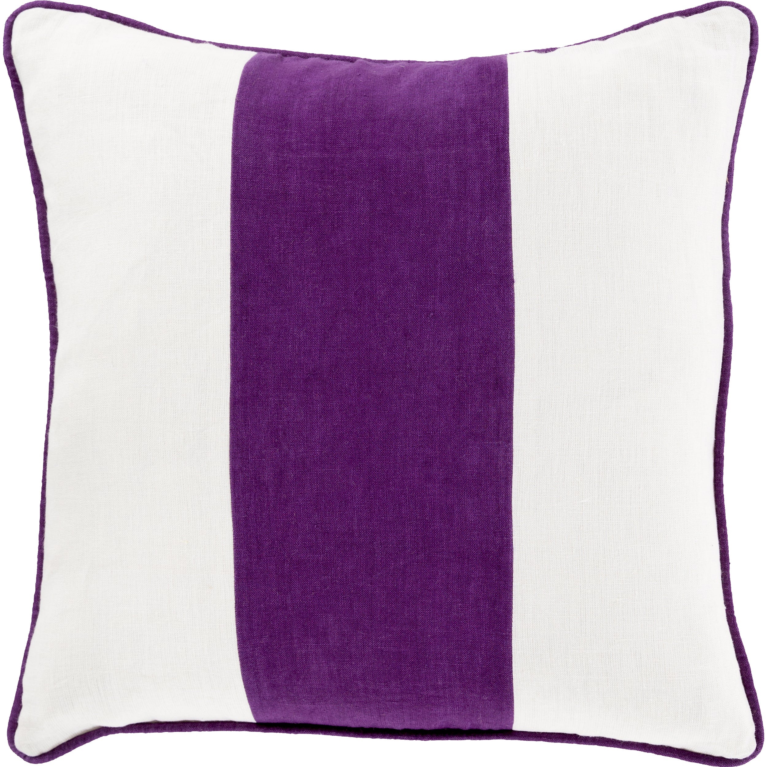 Decorative Langton 22 Inch Poly Or Feather Down Filled Pillow