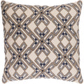Decorative Lauren Cream 18 Inch Throw Pillow Cover