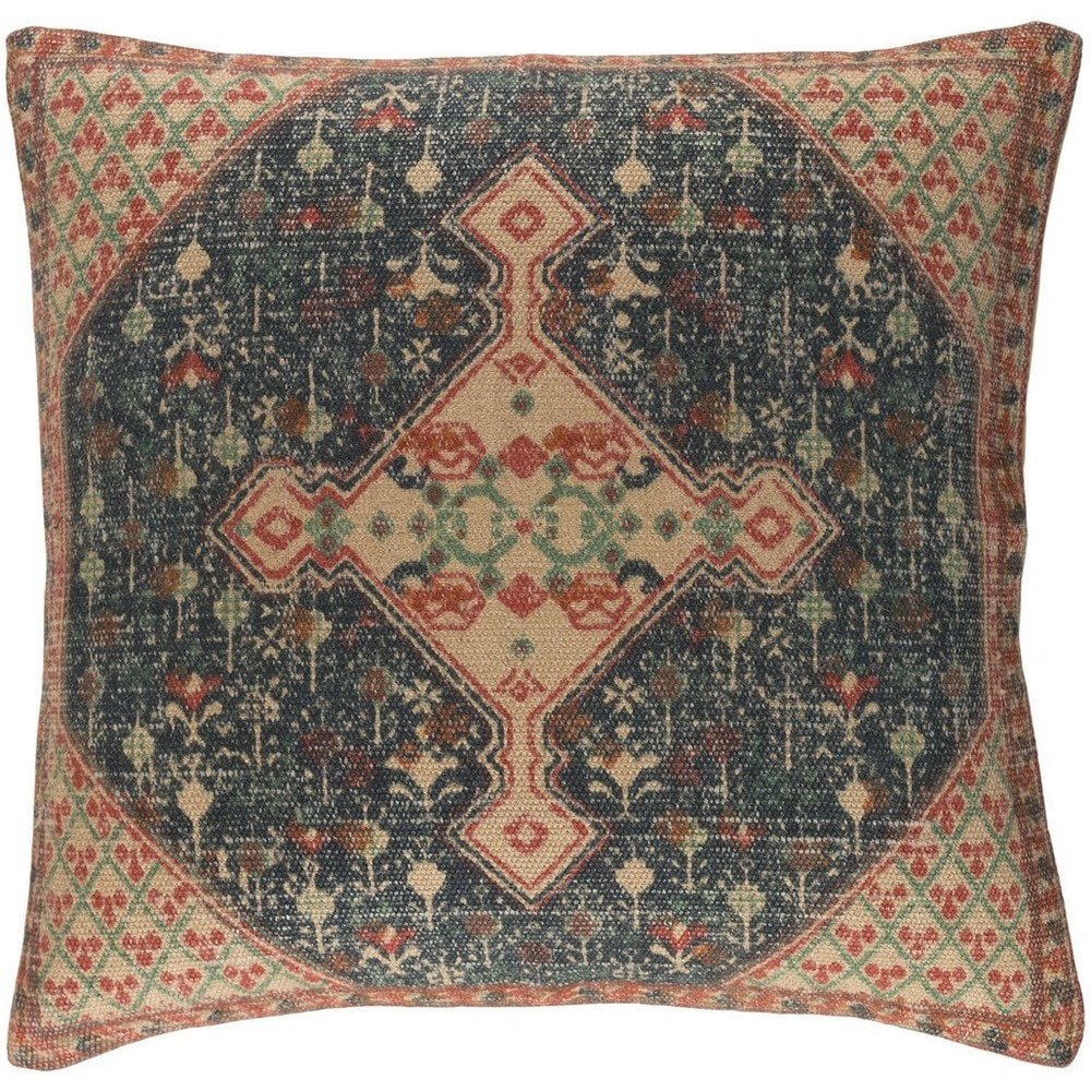 Lexie Bohemian 18 Inch Feather Down Or Polyester Filled Throw Pillow
