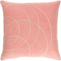 Decorative Liana Mauve Throw Pillow Cover 20 X 20
