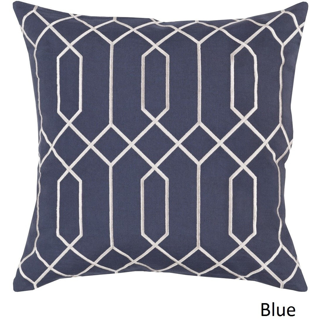 Decorative Main 20 Inch Poly Or Feather Down Filled Throw Pillow