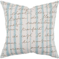 Decorative Nichole 22 Inch Poly Or Feather Down Filled Throw Pillow