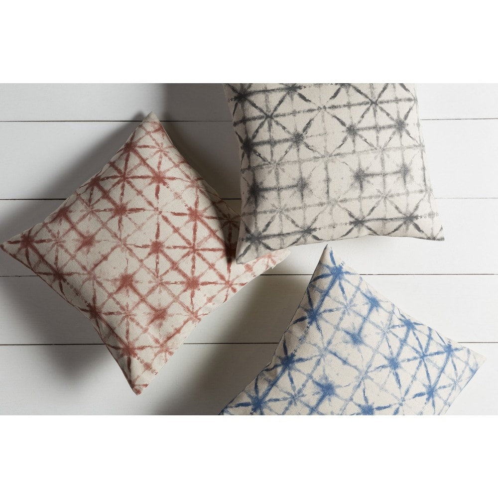 Decorative Pali 18 Inch Poly Or Feather Down Filled Throw Pillow
