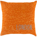Decorative Patterson 18 Inch Feather Down Or Poly Filled Throw Pillow
