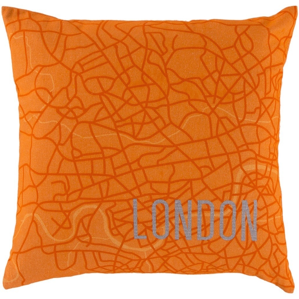 Decorative Patterson 18 Inch Feather Down Or Poly Filled Throw Pillow