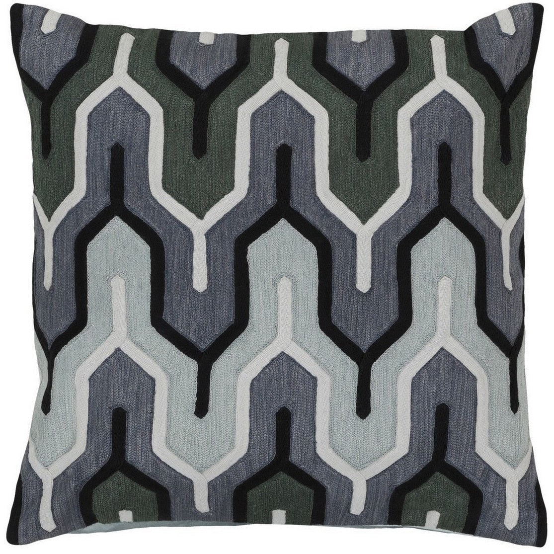 Decorative Peterlee 18 Inch Geometric Pillow Cover