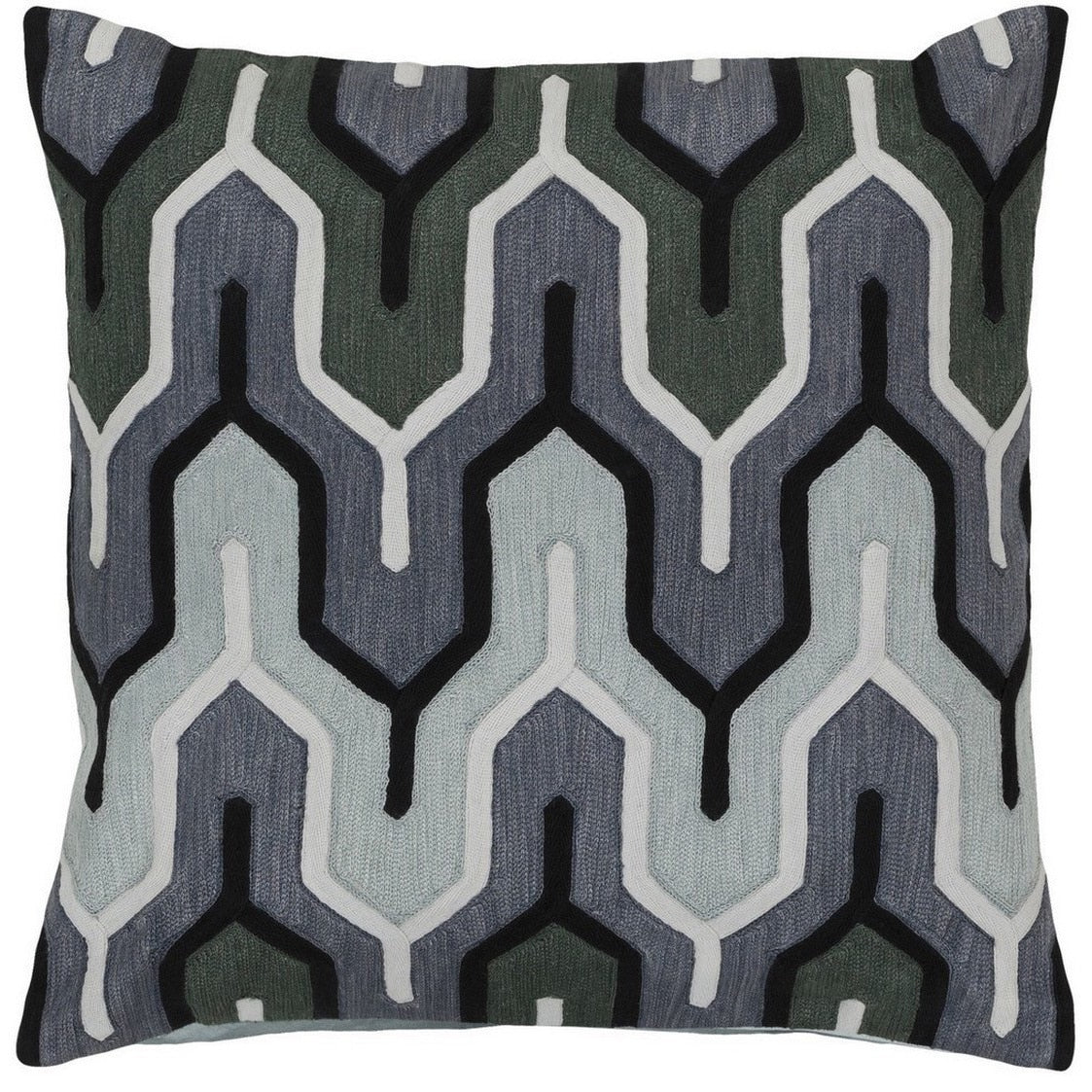 Decorative Peterlee 22 Inch Geometric Pillow Cover