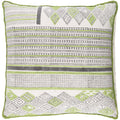 Decorative Prance Lime Throw Pillow Cover 22 X 22