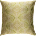 Decorative Puteaux Lime 20 Inch Throw Pillow Cover