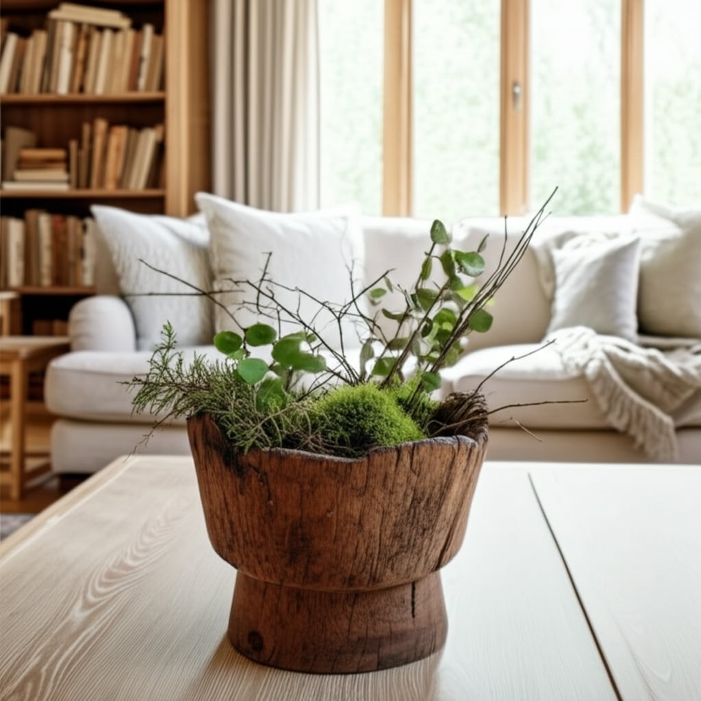 Decorative Reclaimed Wooden Bowl 12 Brown 14.0