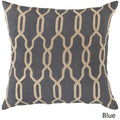 Decorative Rochford 18 Inch Trellis Poly Or Down Filled Pillow