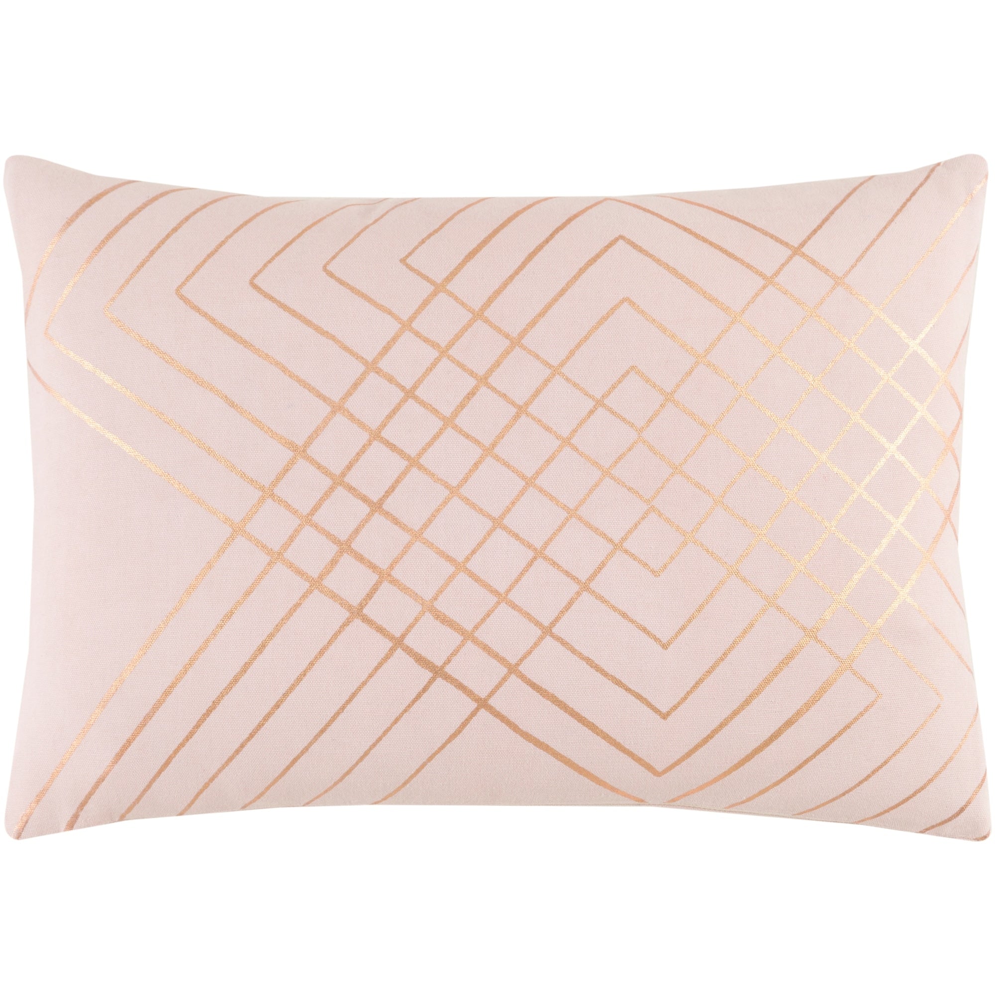 Decorative Rosa Blush 13 X 19 Throw Pillow Cover