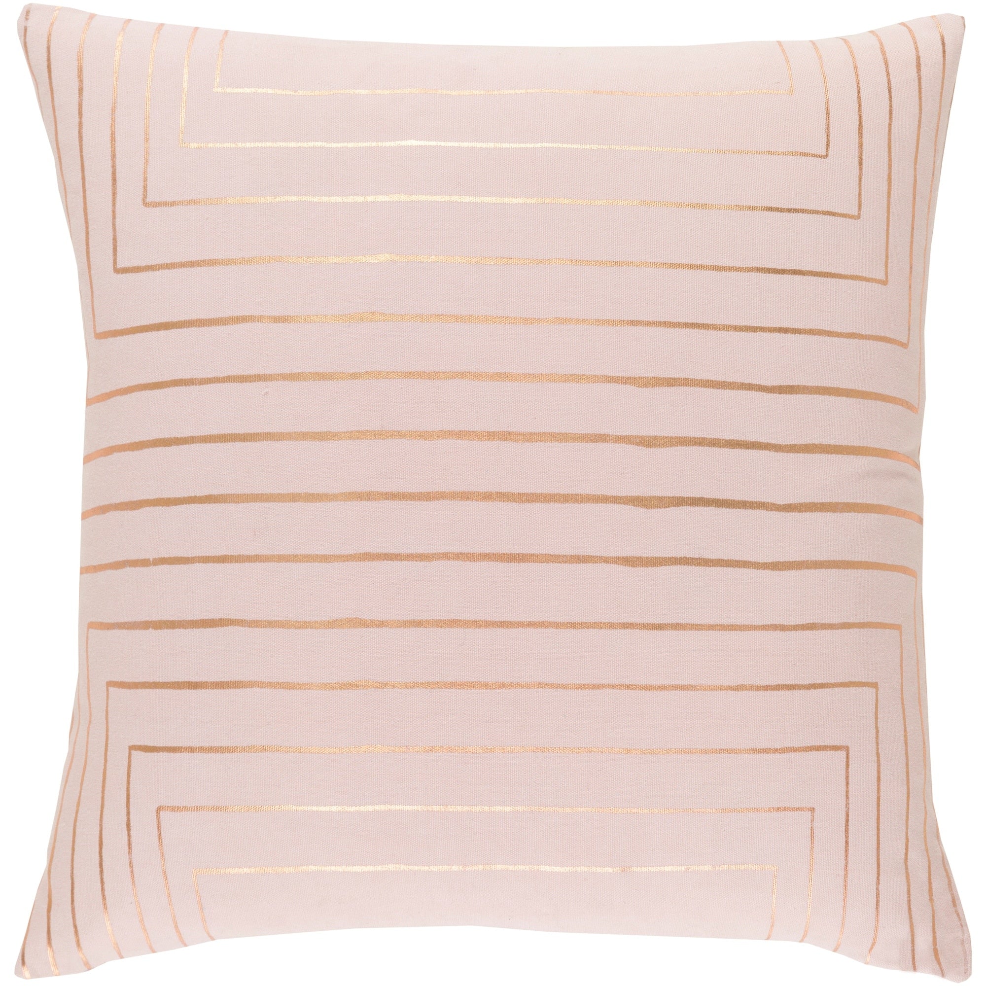 Decorative Rossiare Blush Throw Pillow Cover 22 X 22