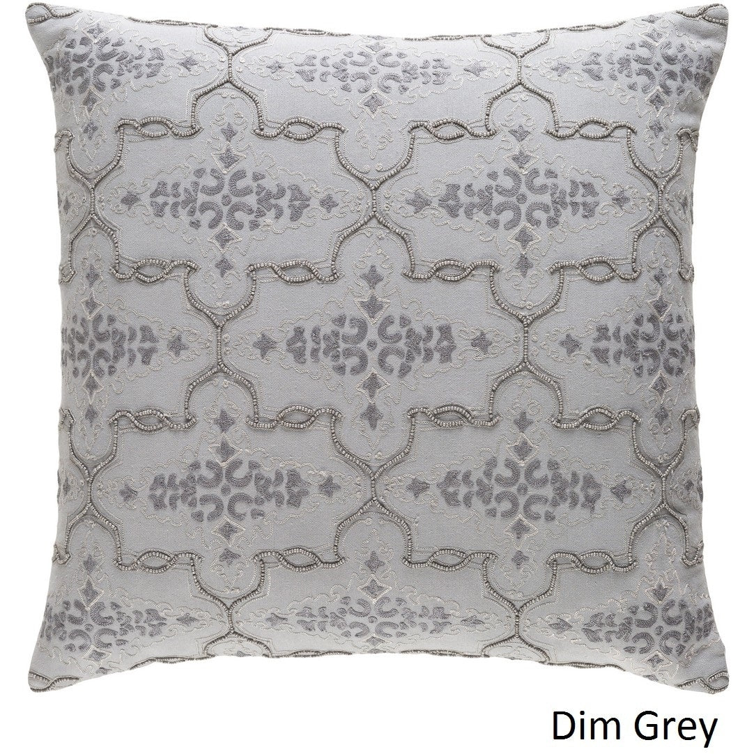 Decorative Savusavu 20 Inch Feather Down Or Poly Filled Throw Pillow