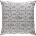 Decorative Savusavu Grey 20 Inch Throw Pillow Cover
