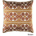 Decorative Sigatoka 22 Inch Feather Down Or Poly Filled Throw Pillow