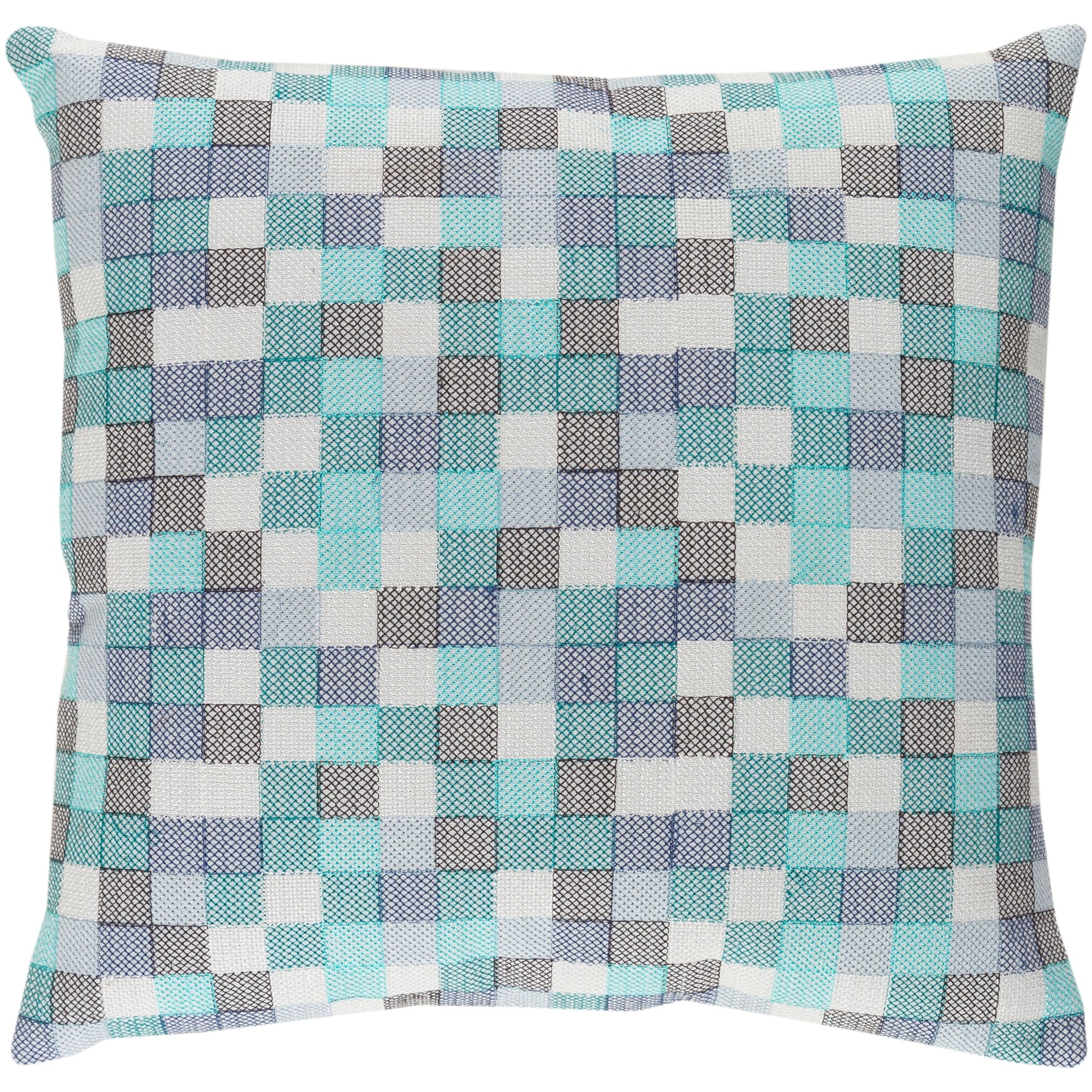 Decorative Snoopy Teal Blue 20 Inch Throw Pillow Cover