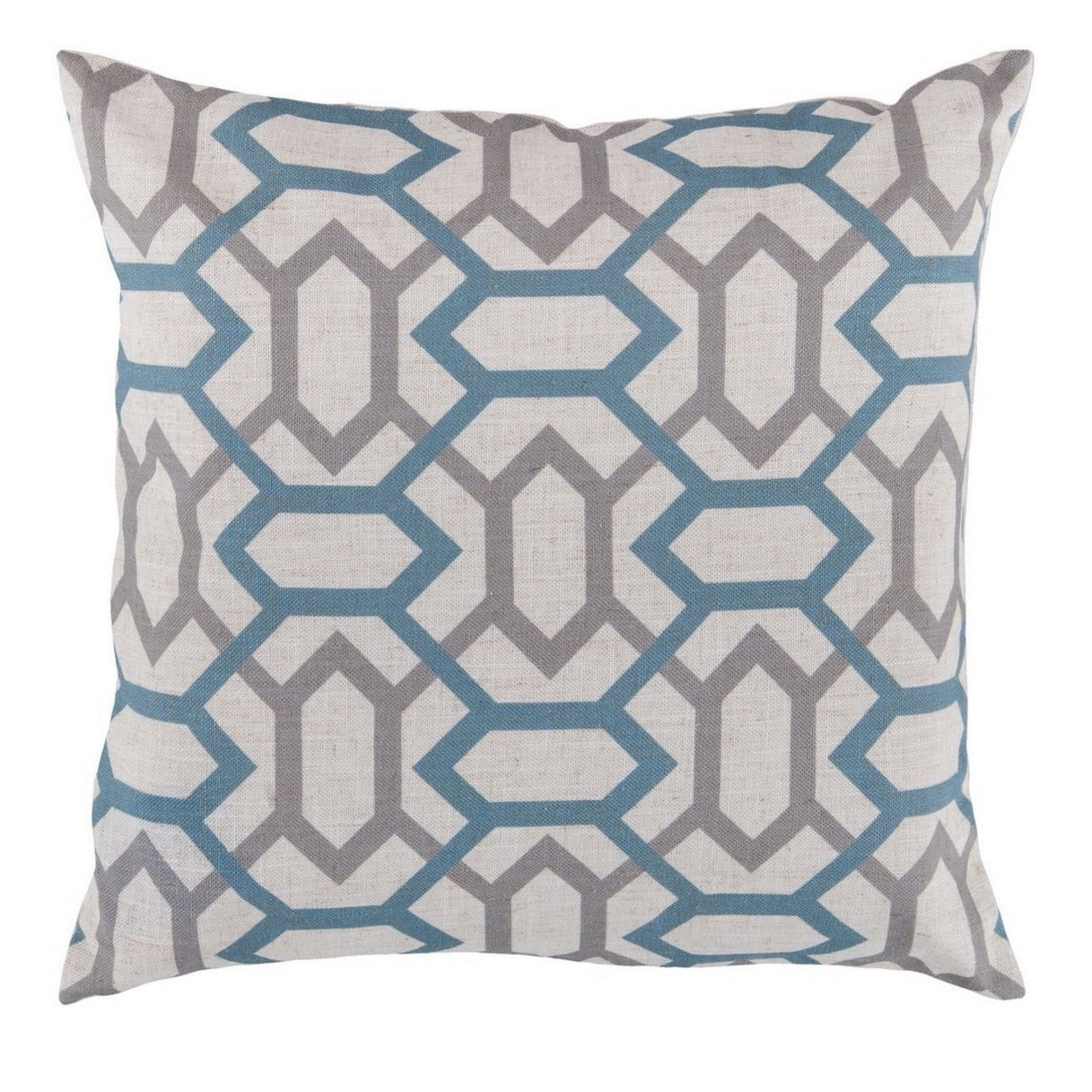 Decorative St.Mawes 18 Inch Trellis Poly Or Feather Down Filled Pillow