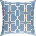 Decorative Stains Denim 20 Inch Throw Pillow Cover