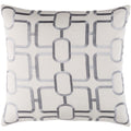 Decorative Stains Light Grey 18 Inch Throw Pillow Cover